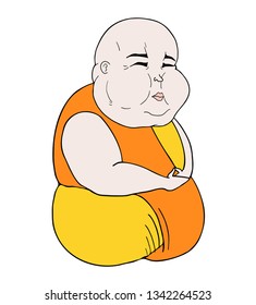 man meditating draw