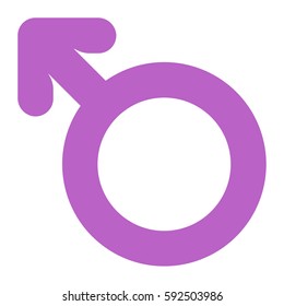 Man Men Symbol Arrow Circle