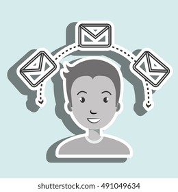 man message email card