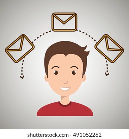 man message email card
