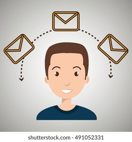 man message email card