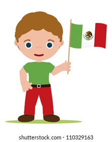 man from mexico with flag