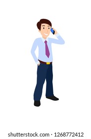 man with a mobile phone