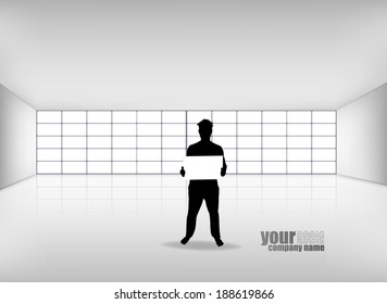Man in Modern Interior