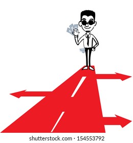 man with money concept