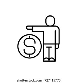 man and money icon