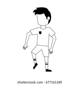 man moving fitness avatar icon image 