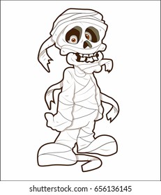 Man mummy in bandages