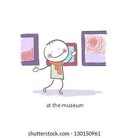 Man at the Museum