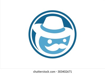 the man with the mustache