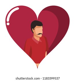 Man with mustache avatar