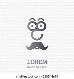 Man with a mustache icon