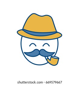 man with mustache icon