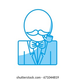 man with mustache icon