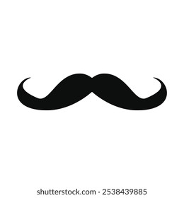 Hombre bigote icono logo diseño Plantilla