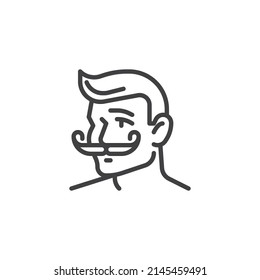 17,984 Mustache outline Images, Stock Photos & Vectors | Shutterstock