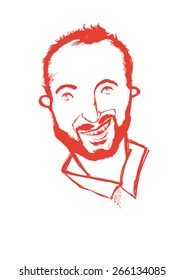 man with no tooth, happy man who needs a dentist, funny smile 