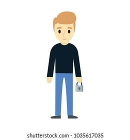 man and object design