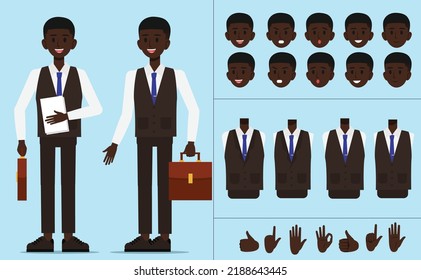 man office character set 3