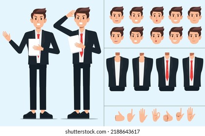 man office character set 6