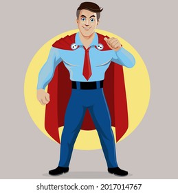 man office hero"stand tall"This is me"