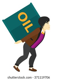 Man with oil can.