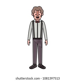 man with old suit