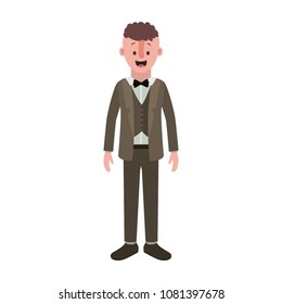 man with old suit