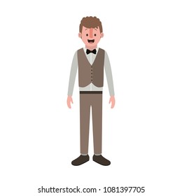 man with old suit