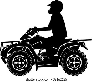 Man on ATV