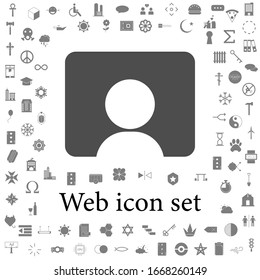 Mann auf Hintergrundsymbol. universelle Web-Icons für Web und Mobile