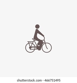man on a bicycle