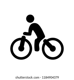 Man on bicycle Icon