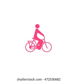 man on a bicycle, icon, man on a bicycle, vector, man on a bicycle, ilyustrator, man on a bicycle, logo