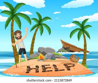 319 Castaway on deserted island Images, Stock Photos & Vectors ...