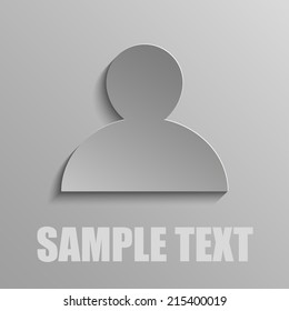 Man on a gray background