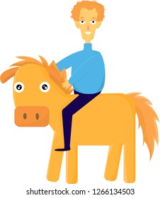 man on horse