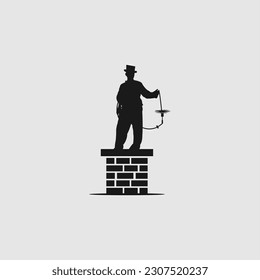 A man on a ladder with a bow and arrow on it.
