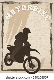 man on a motorbike