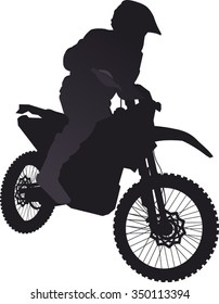 man on a motorbike