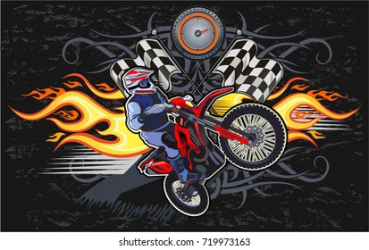 man on the motorbike