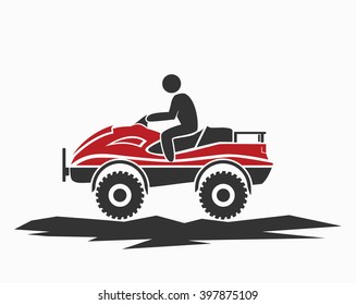 Man on quad bike