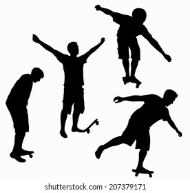 Man on skateboard