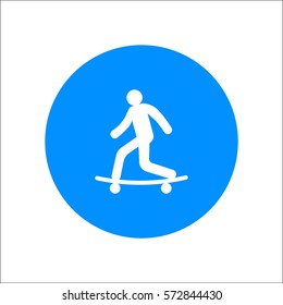 man on a skateboard