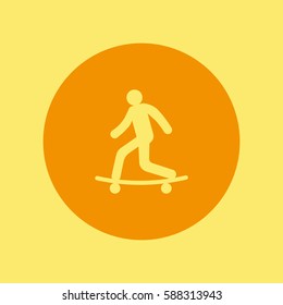 man on a skateboard
