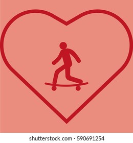 man on a skateboard