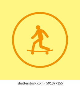 man on a skateboard