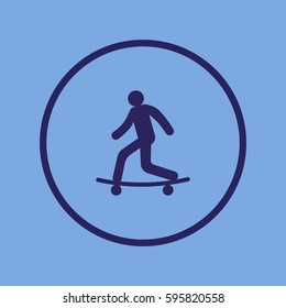 man on a skateboard