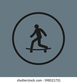 man on a skateboard