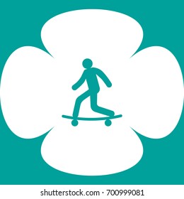 man on a skateboard